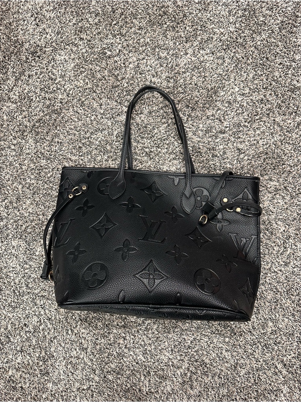 Black Embossed Designer- lookStyle Tote Bag